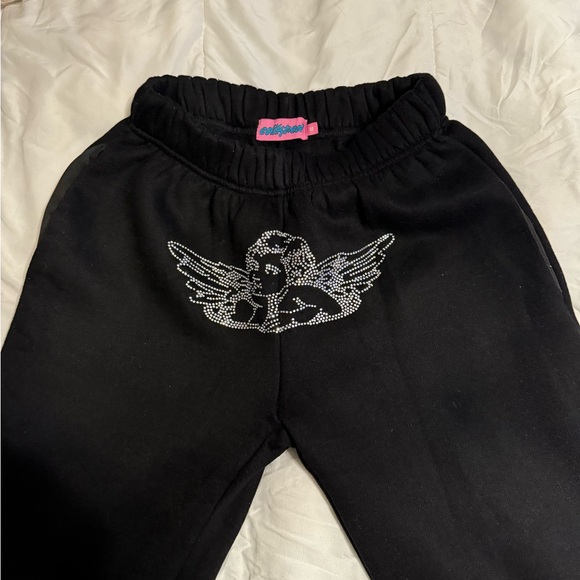 Edikted Angie rhinestone sweatpants - Picture 3 of 7